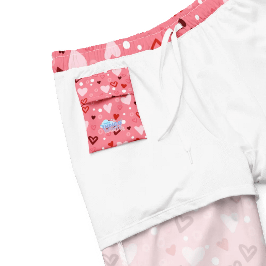 Heart Print Swim Trunks product image (9)