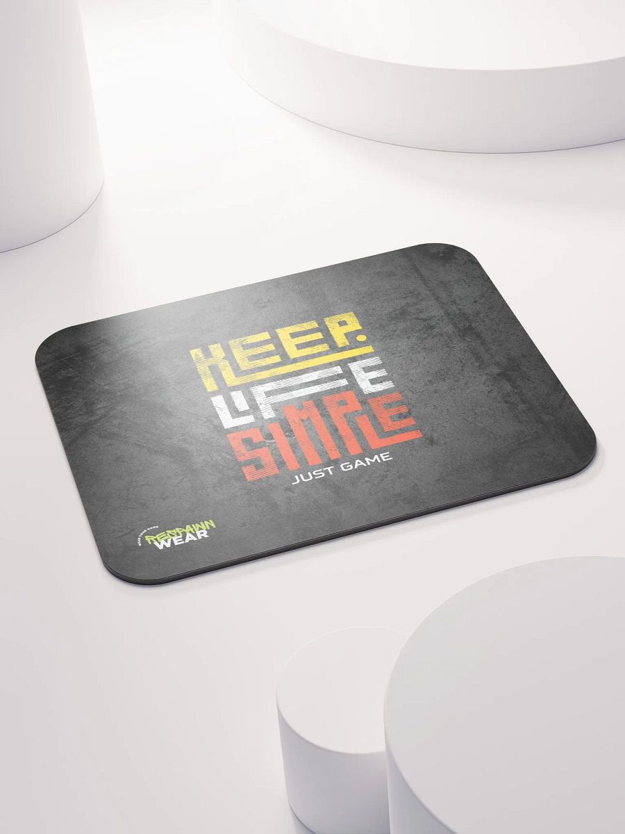 Keep Life Simple Mouse Pad product image (4)