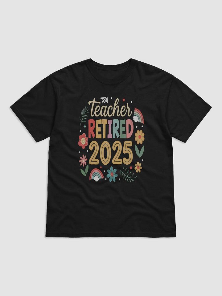 Teacher Retirement 2025 Celebration T-Shirt product image (1)