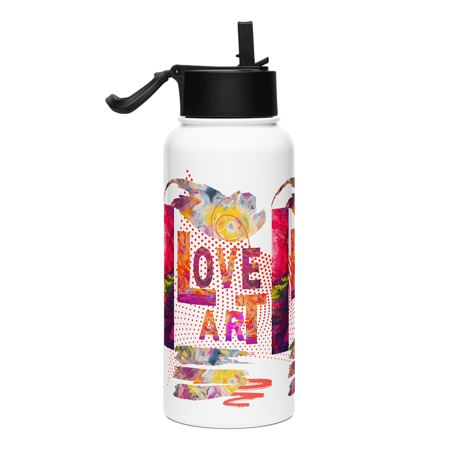 I Love Art Stainless Steel Bottle for Artist moms dads friends daughters sons product image (4)