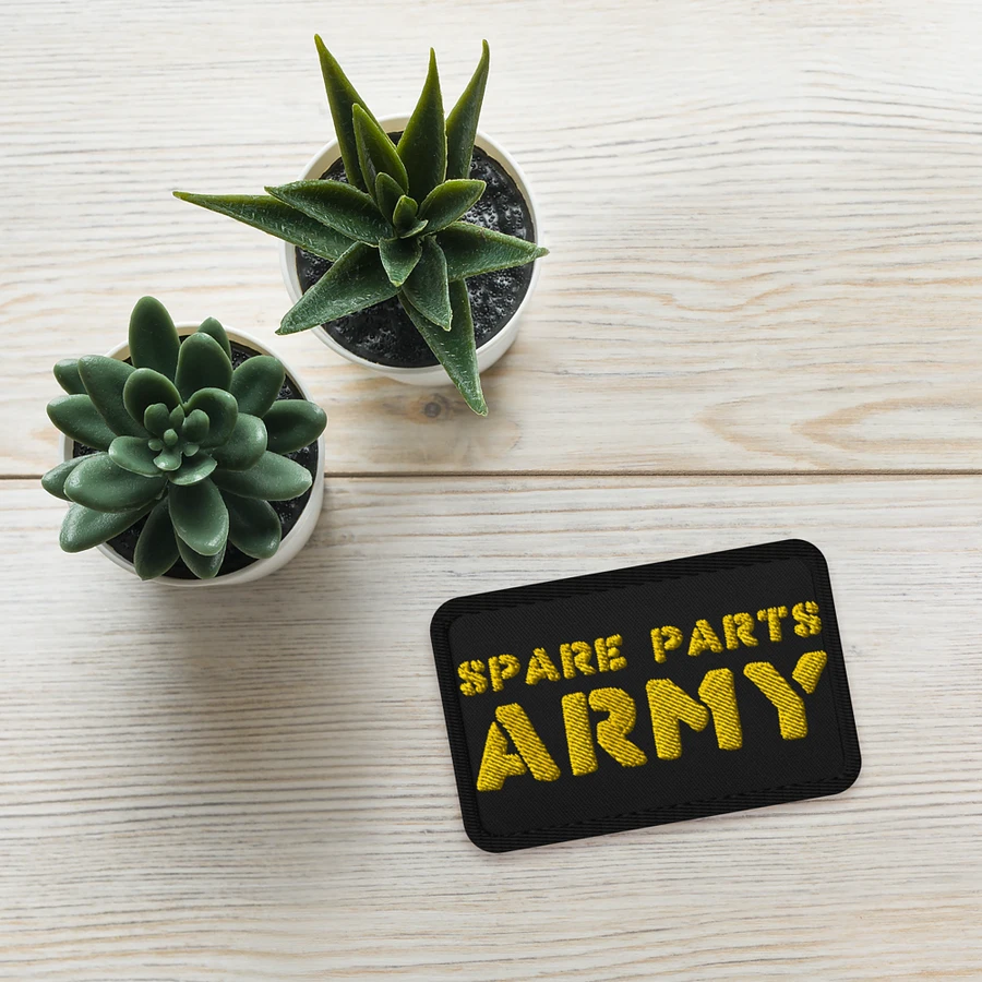 Spare Parts Army Patch - Rectangle 3.5″×2.25 product image (4)