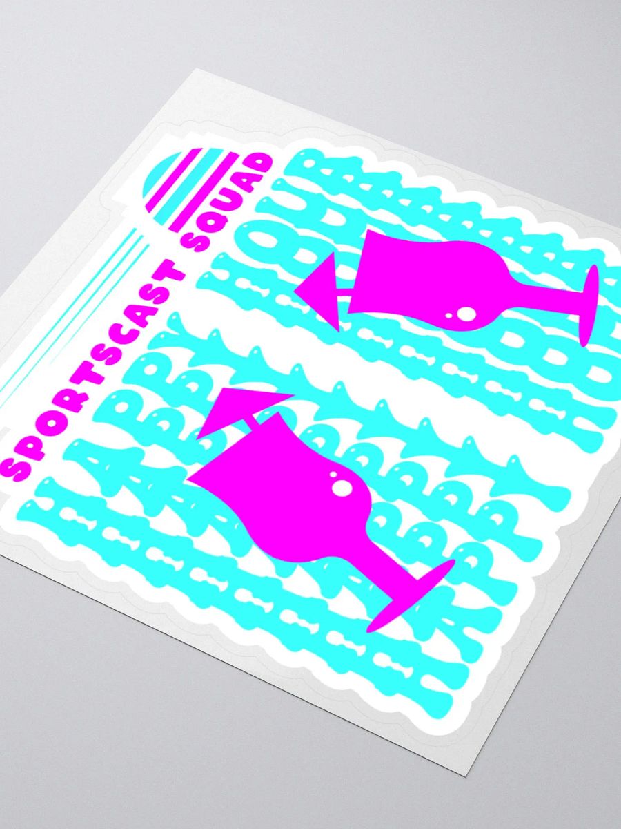 HAPPY HOUR COCKY STICKER product image (3)