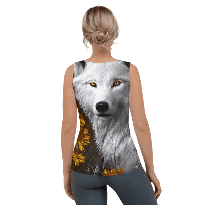 spiritual goddess with wolf spirit sport shirts product image (2)