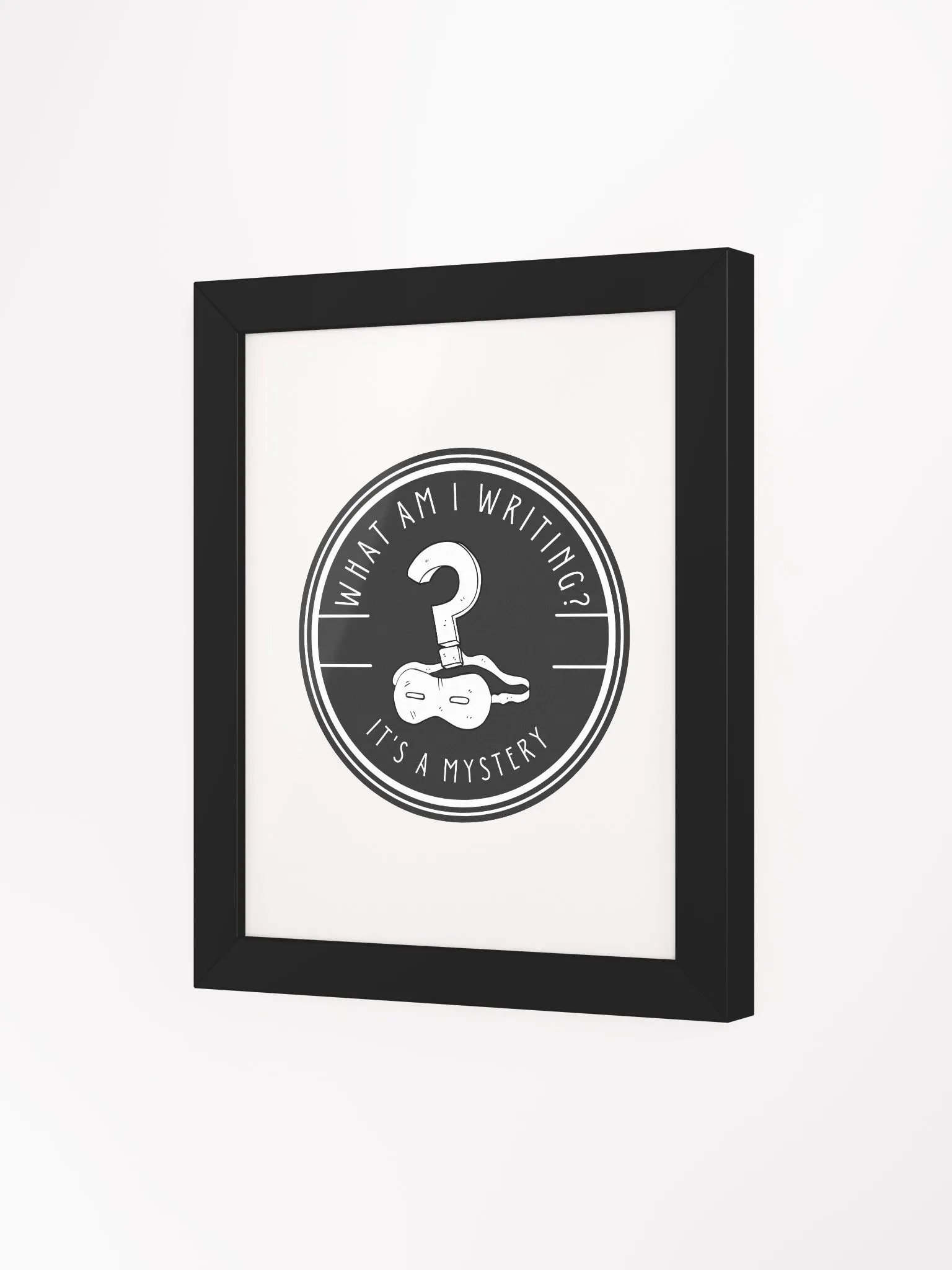 What am I Writing? It's a Mystery Framed Poster product image (35)