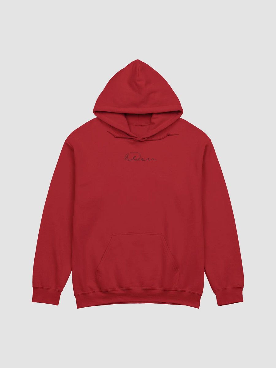 Red signed hoodie product image (1)
