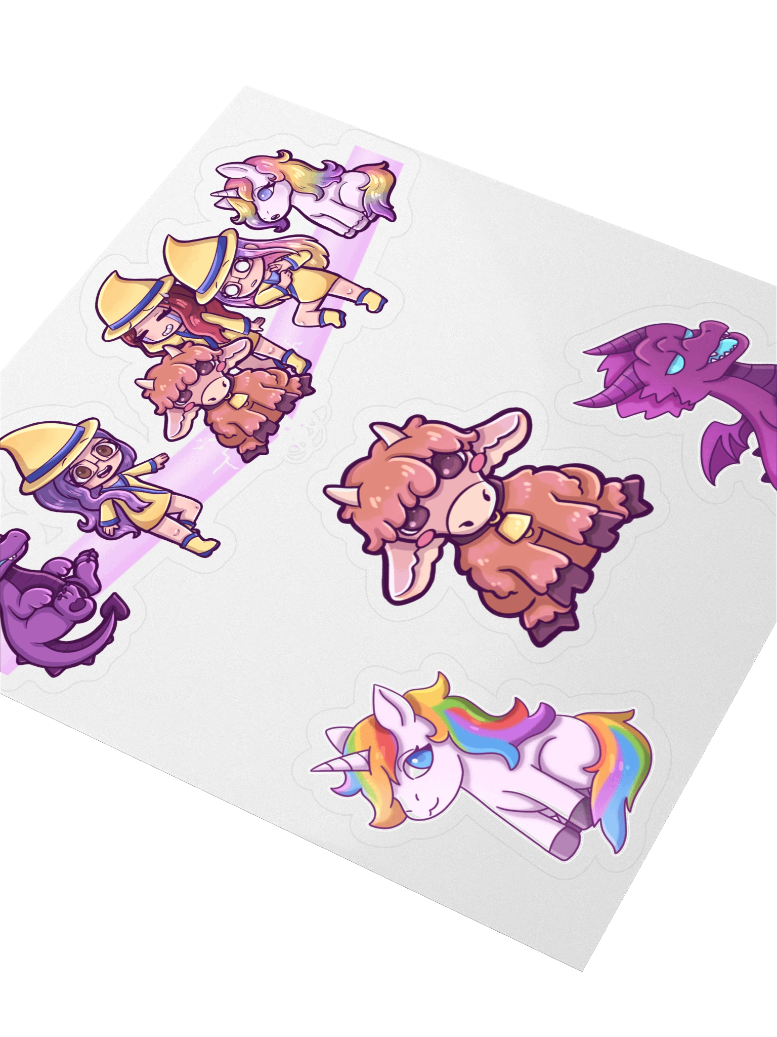 Tux2, MissieB12, and Mama_MJ Ooops! Collab Sticker Sheet product image (3)