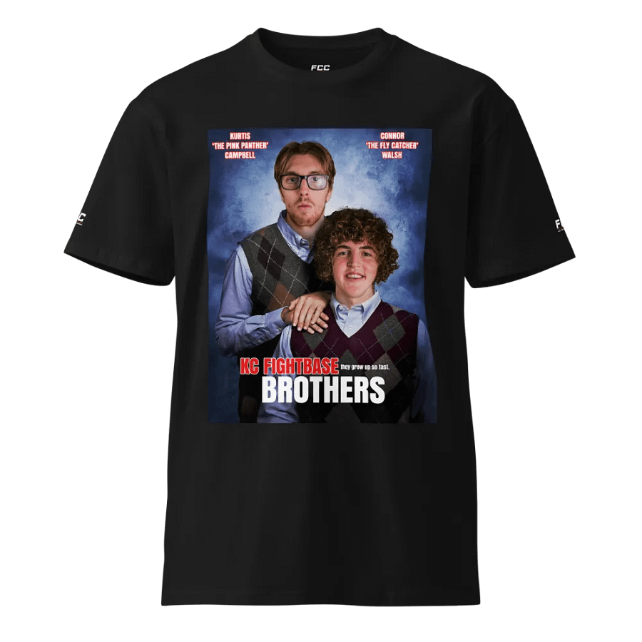 "KC FightBase Brothers" - Kurtis Camopbell & Connor Walsh Official FCC T-Shirt product image (1)