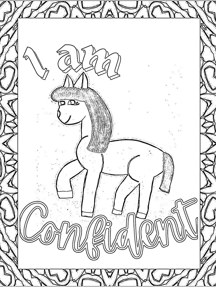 Growth Mindset Affirmations for Kids with Fun Farm Animals to Color: Self Esteem Coloring Books for Children product image (5)
