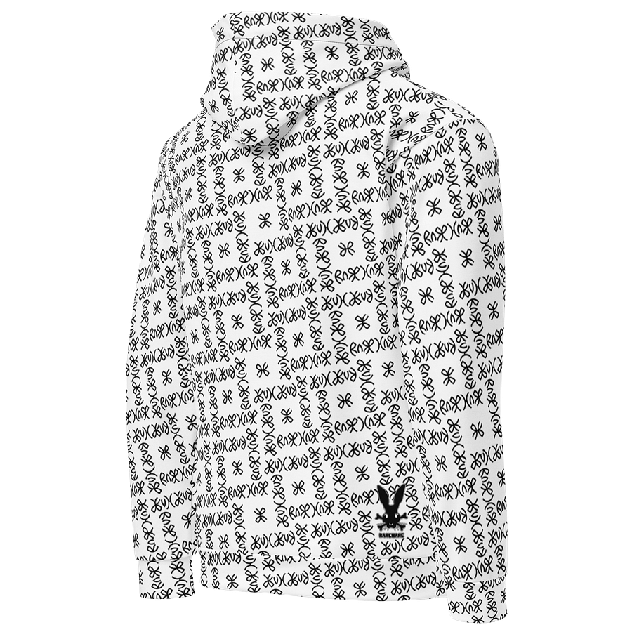 RareHare Signature Pattern (White) Hoodie Design by IngeniumArtist product image (5)