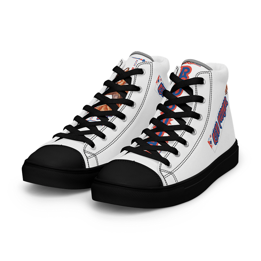 "Zzz" RED PANDAHigh Top Canvas Shoes product image (6)