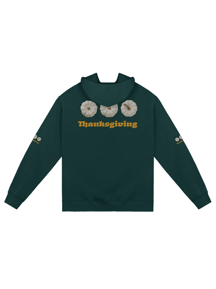 Thanksgiving Typography & White Pumpkin Hoodie product image (8)