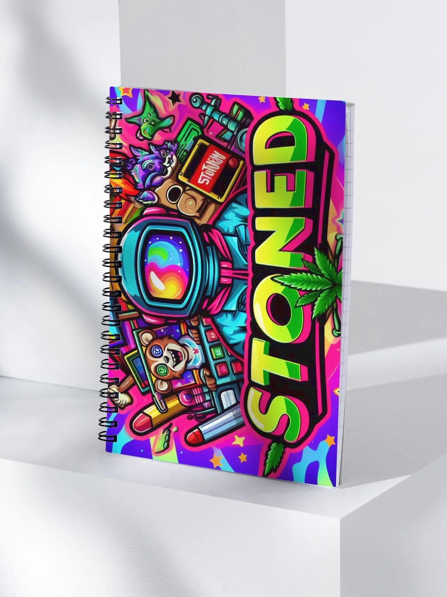 Stoned Spiral Notebook product image (4)