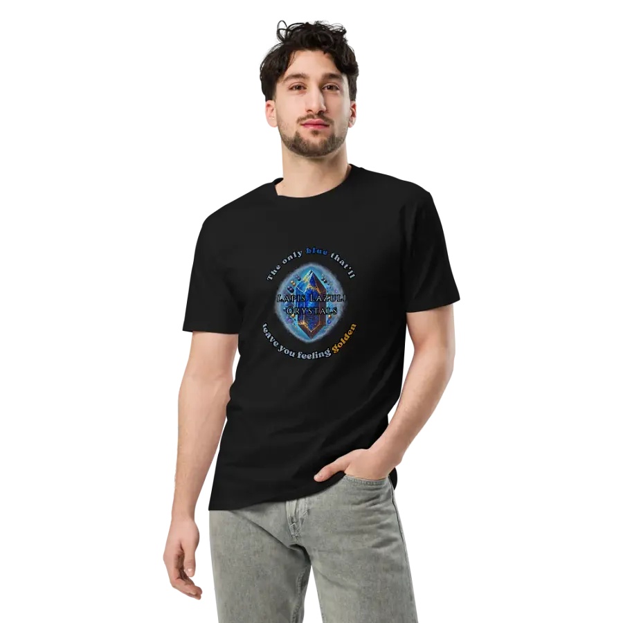 Lapis Lazuli Crystal T-Shirt – Feel Golden in Blue! product image (7)