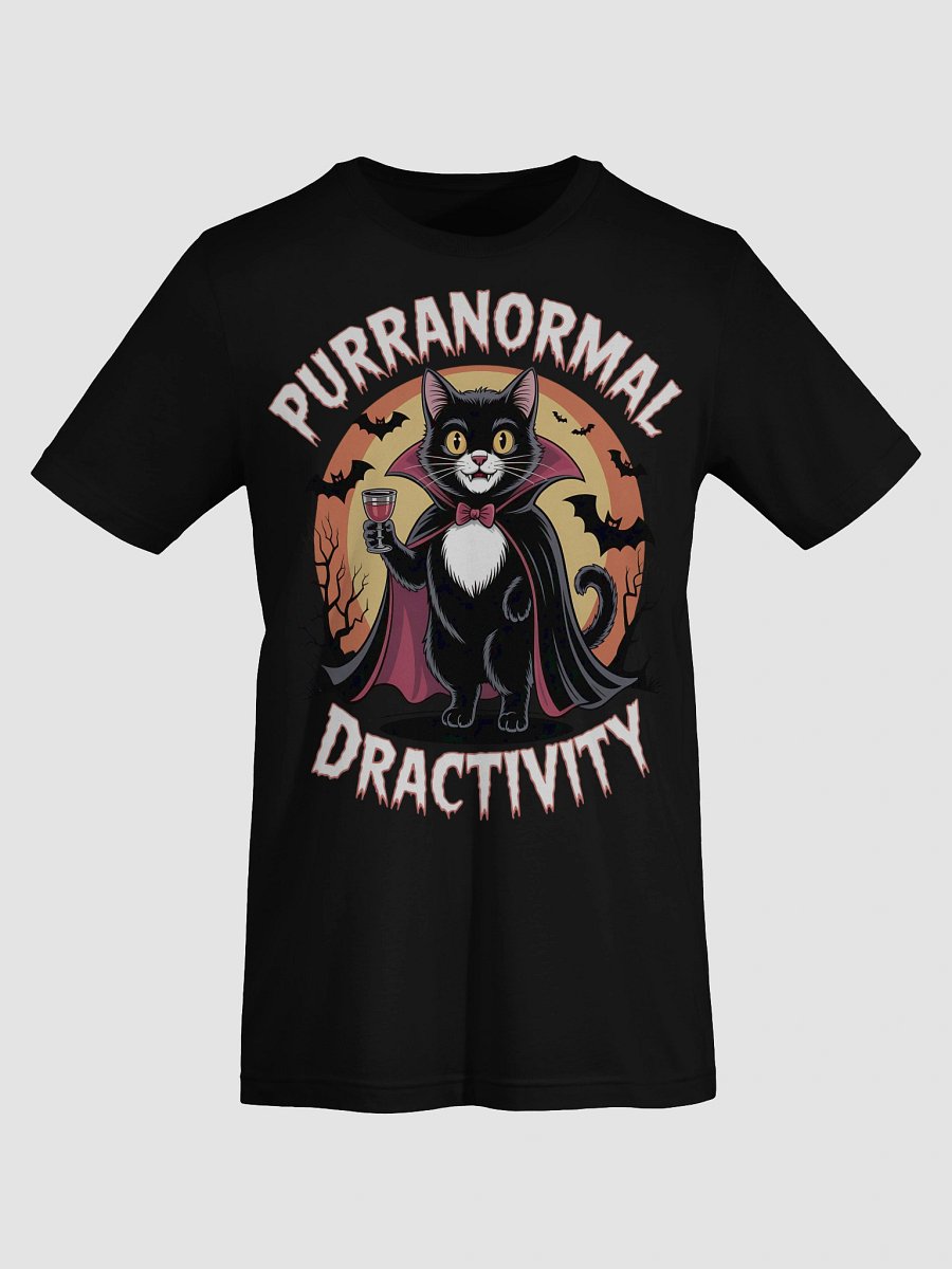 Purranormal Dractivity Vampire Cat T-Shirt product image (77)