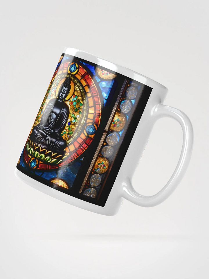 #003 Obsidian Buddha Stained Glass Mug product image (4)