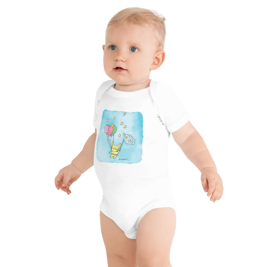 Starry Bunny Baby Onesie product image (11)