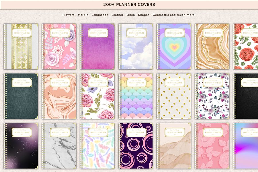 All-in-One 2025 Business Planner | Goodnotes Digital Planner | iPad Daily Journal for Weekly, Monthly, & Yearly Planning | Digital Calendar product image (8)