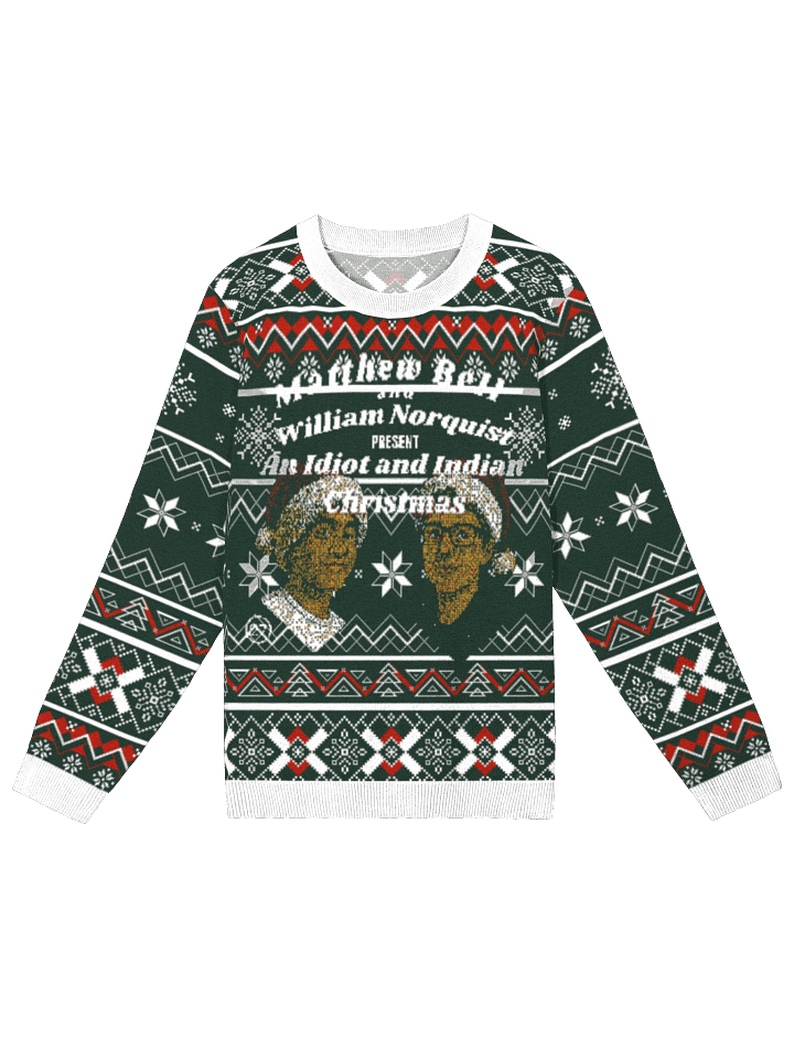 Idiot and Indian Christmas Sweater product image (5)