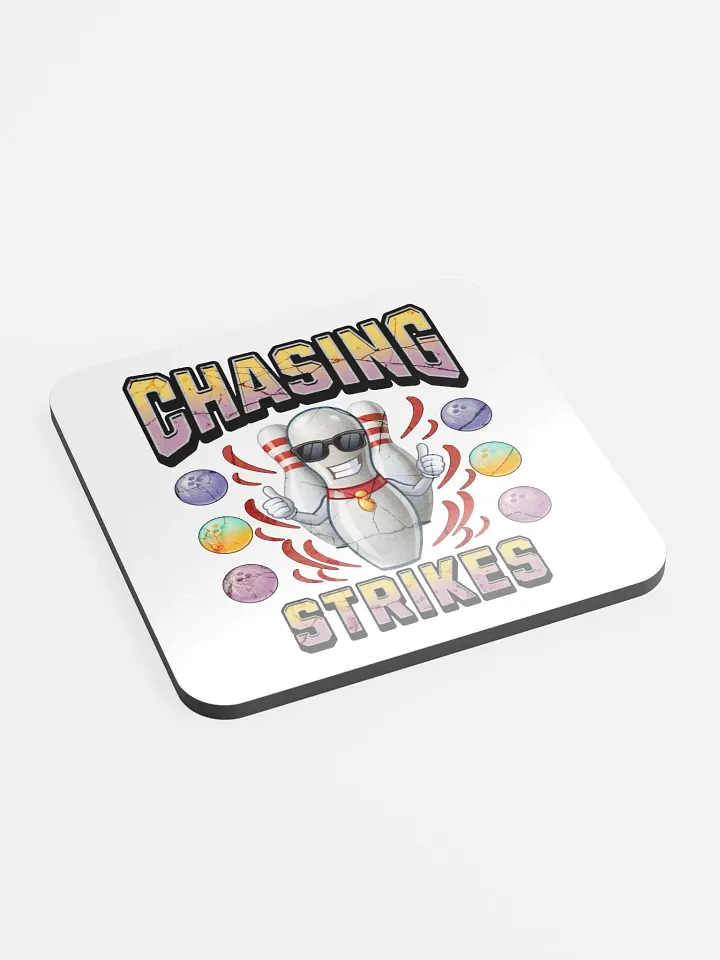 Chasing Strikes Bowling Pin Thumbs Up Coaster Set product image (2)