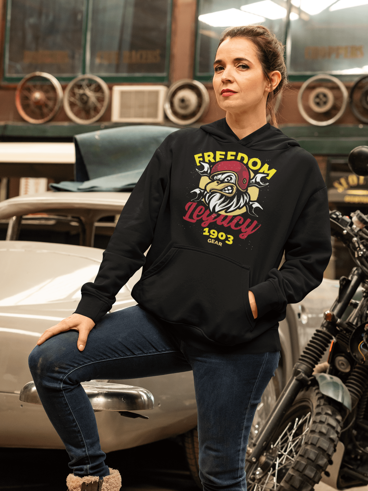 Crazy Chicken Hoodie product image (2)