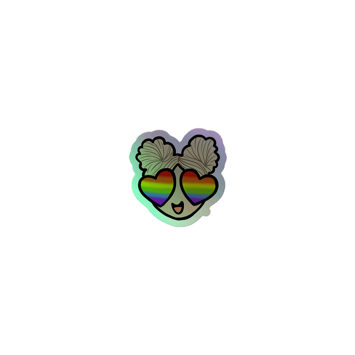 Pride holographic sticker product image (1)