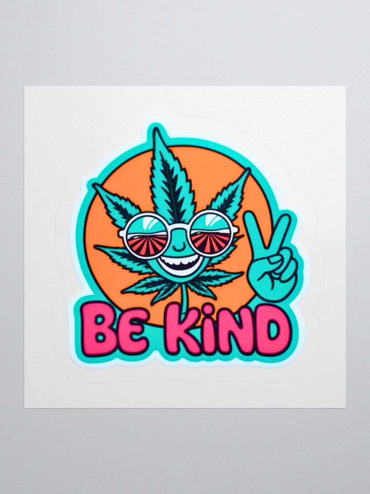 Peaceful Pot Leaf Sticker Set product image (1)