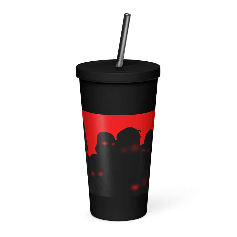 Glowing Eyes Insulated Tumbler with Straw product image (1)