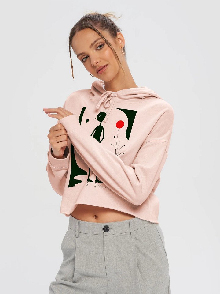 Independent Trading Co. Women’s Lightweight Cropped Hoodie product image (2)
