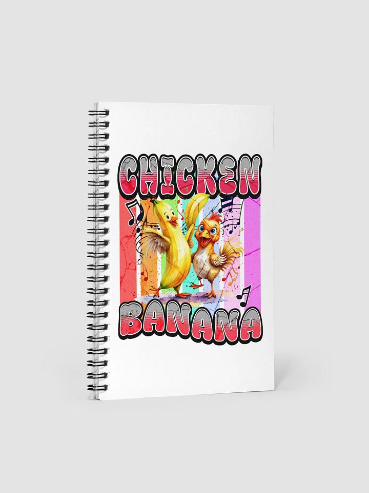 Chicken Banana Spiral Notebook product image (2)