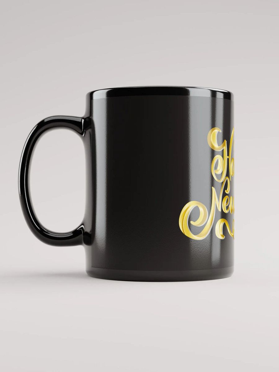 Black Glossy Mug - Happy new year product image (12)