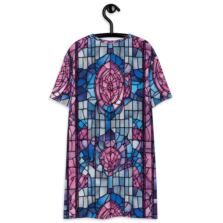 Symmetric Splendor T-Shirt Dress product image (8)