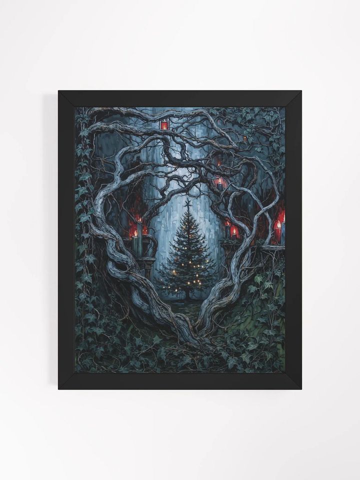Dark Christmas Pathway Framed Print product image (3)