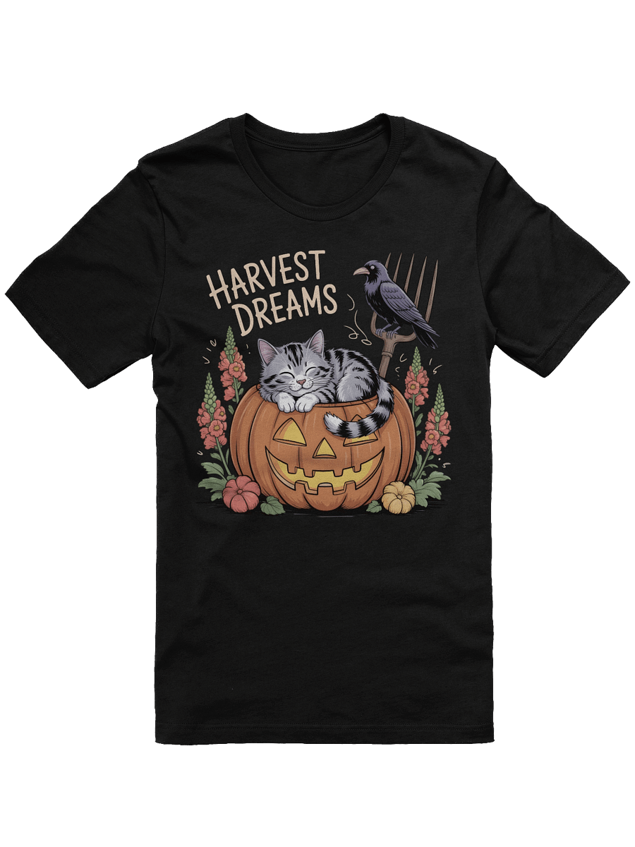 Harvest Dreams Cat in Pumpkin T-Shirt product image (1)