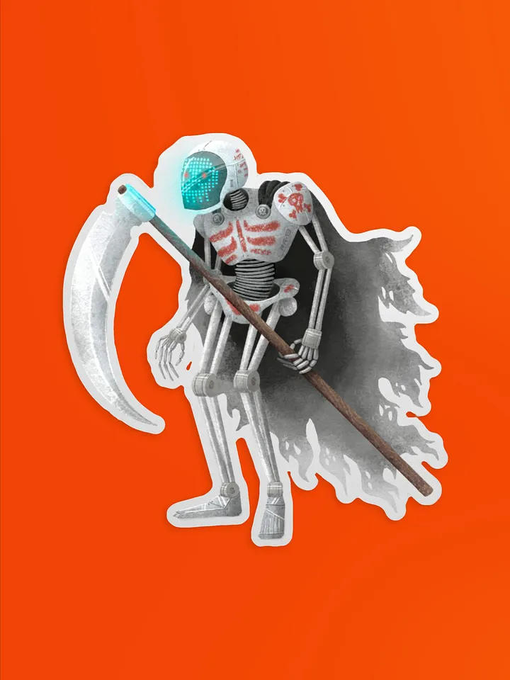 Robot Reaper Sticker product image (1)