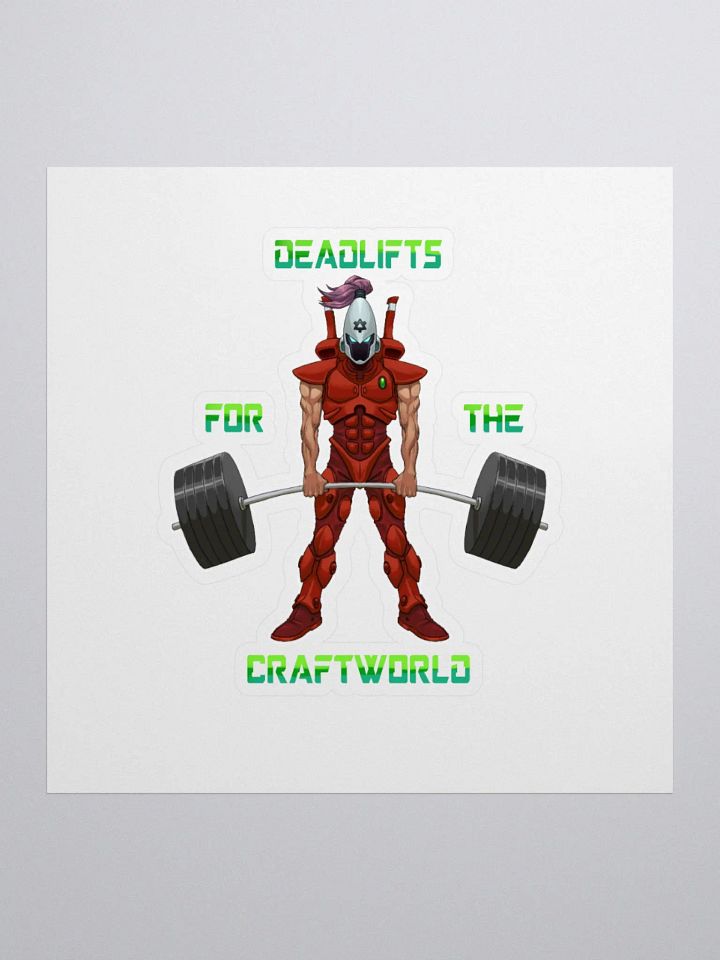 Deadlifts For The Craftworld! - Sticker product image (1)