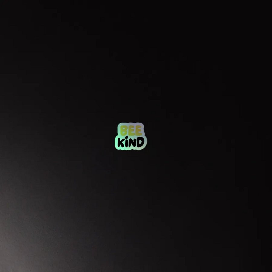 Bee Kind Holographic Sticker product image (4)