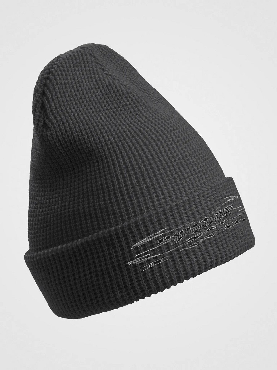 Don't Say I Wish Say I Will - Embroidered - Waffle Beanie product image (9)