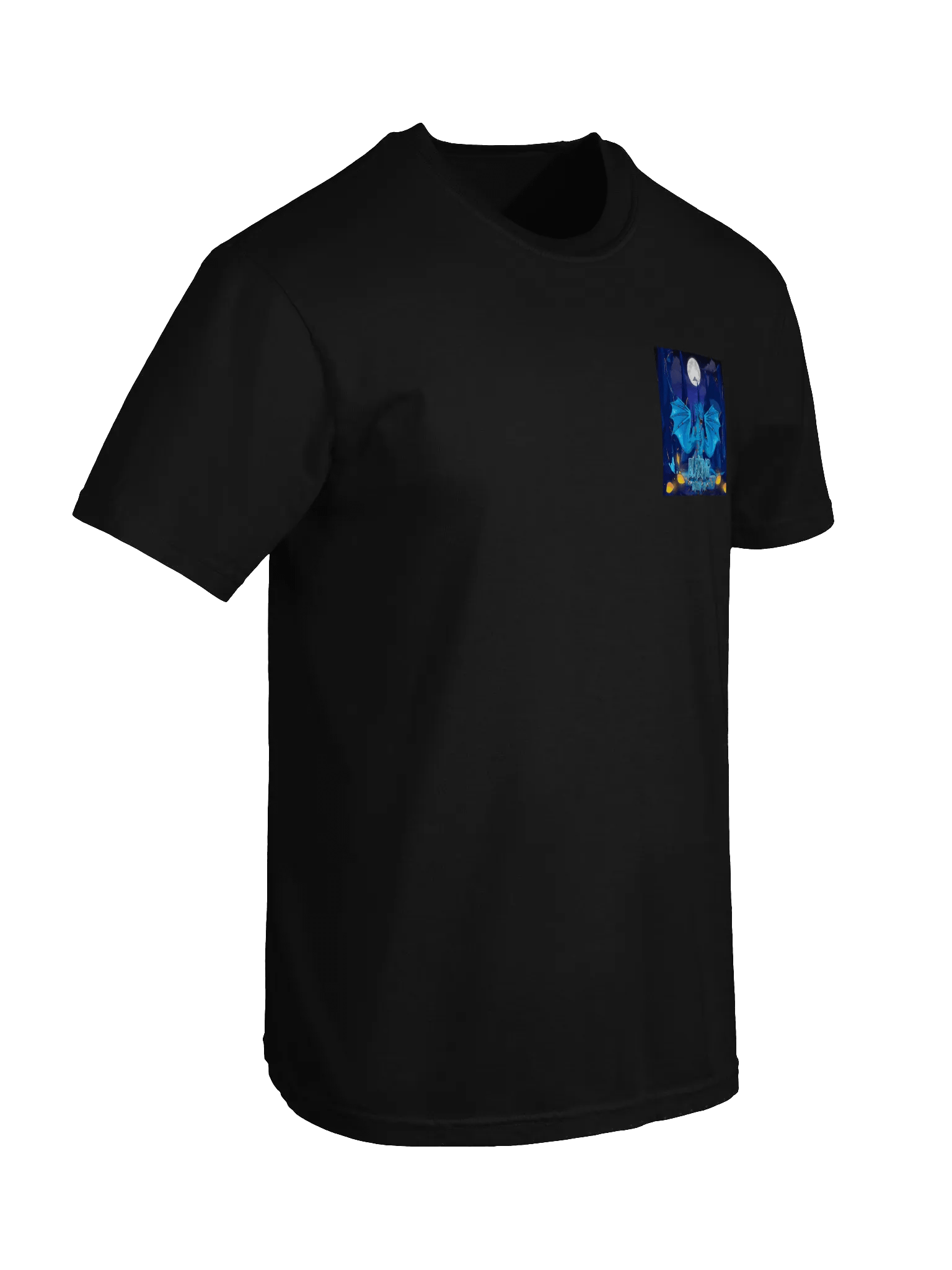 nite blue fire dragon shirt product image (67)