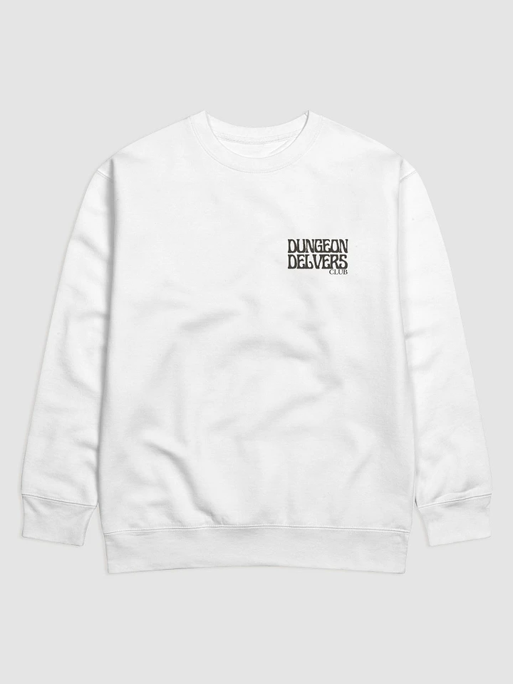 Dungeon Delver Club Crewneck SweatShirt: White product image (1)