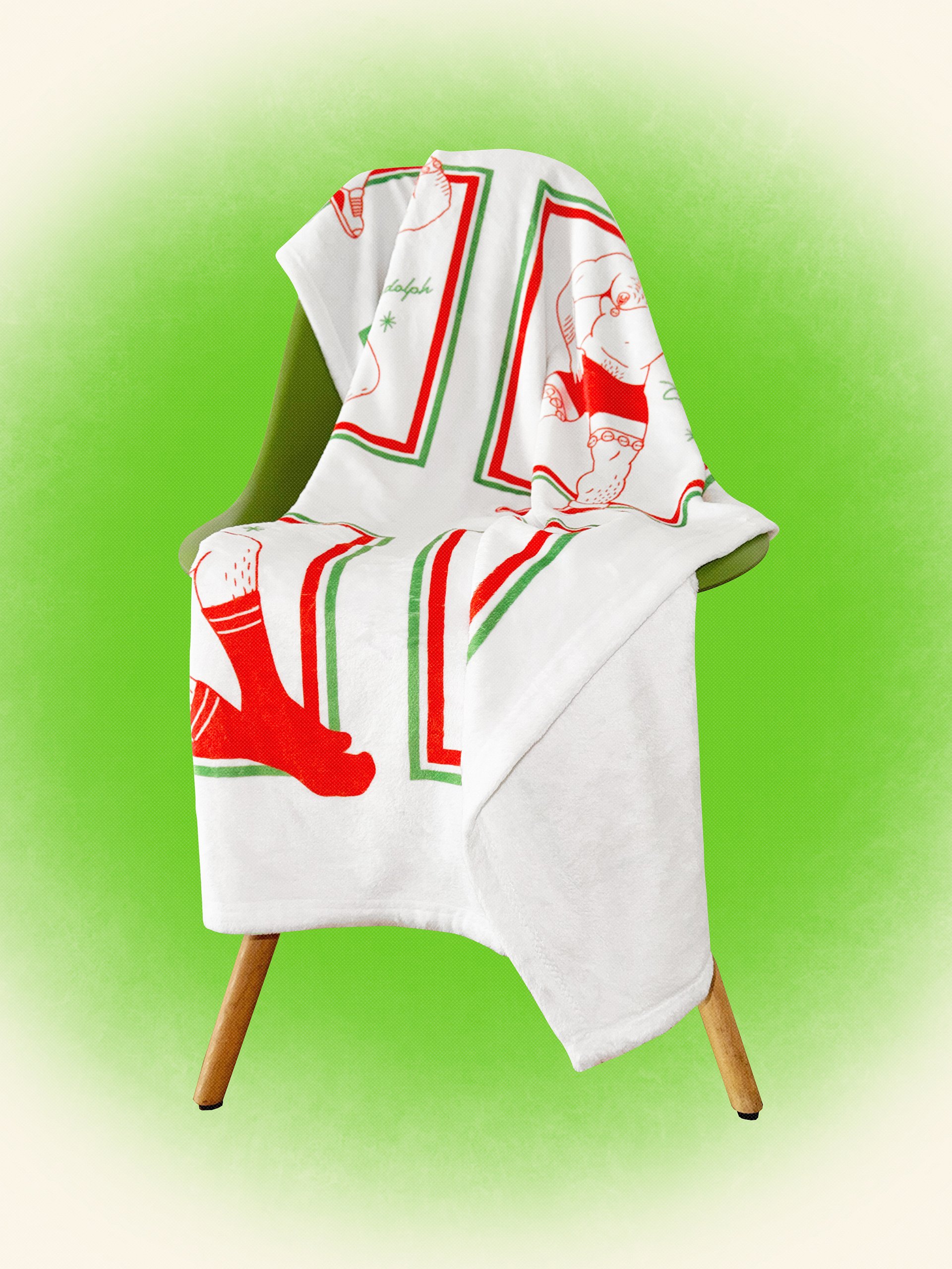 Reindeer Boys Throw Blanket product image (1)
