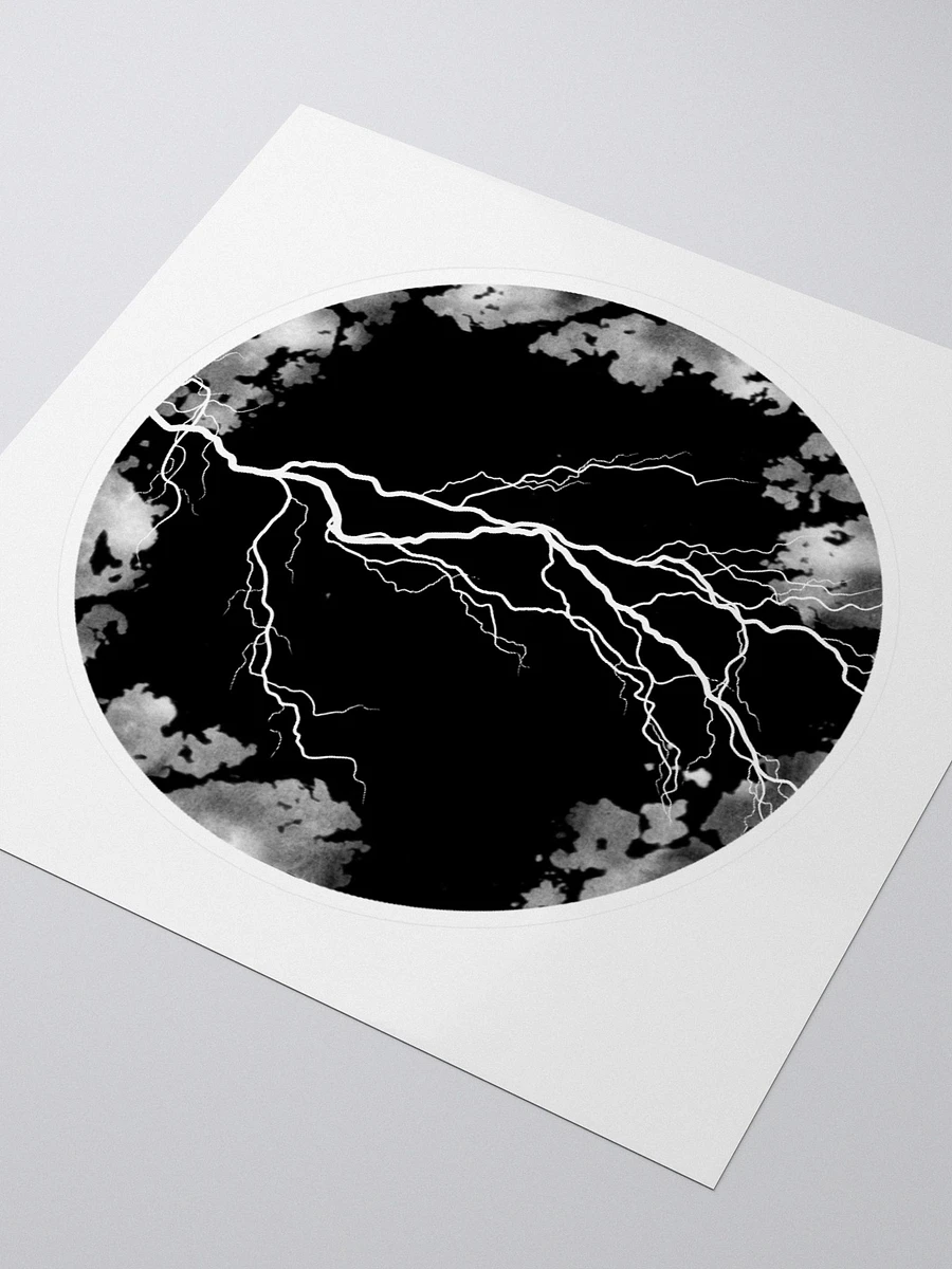 Full Moon, Lightning and Blood Sticker product image (3)