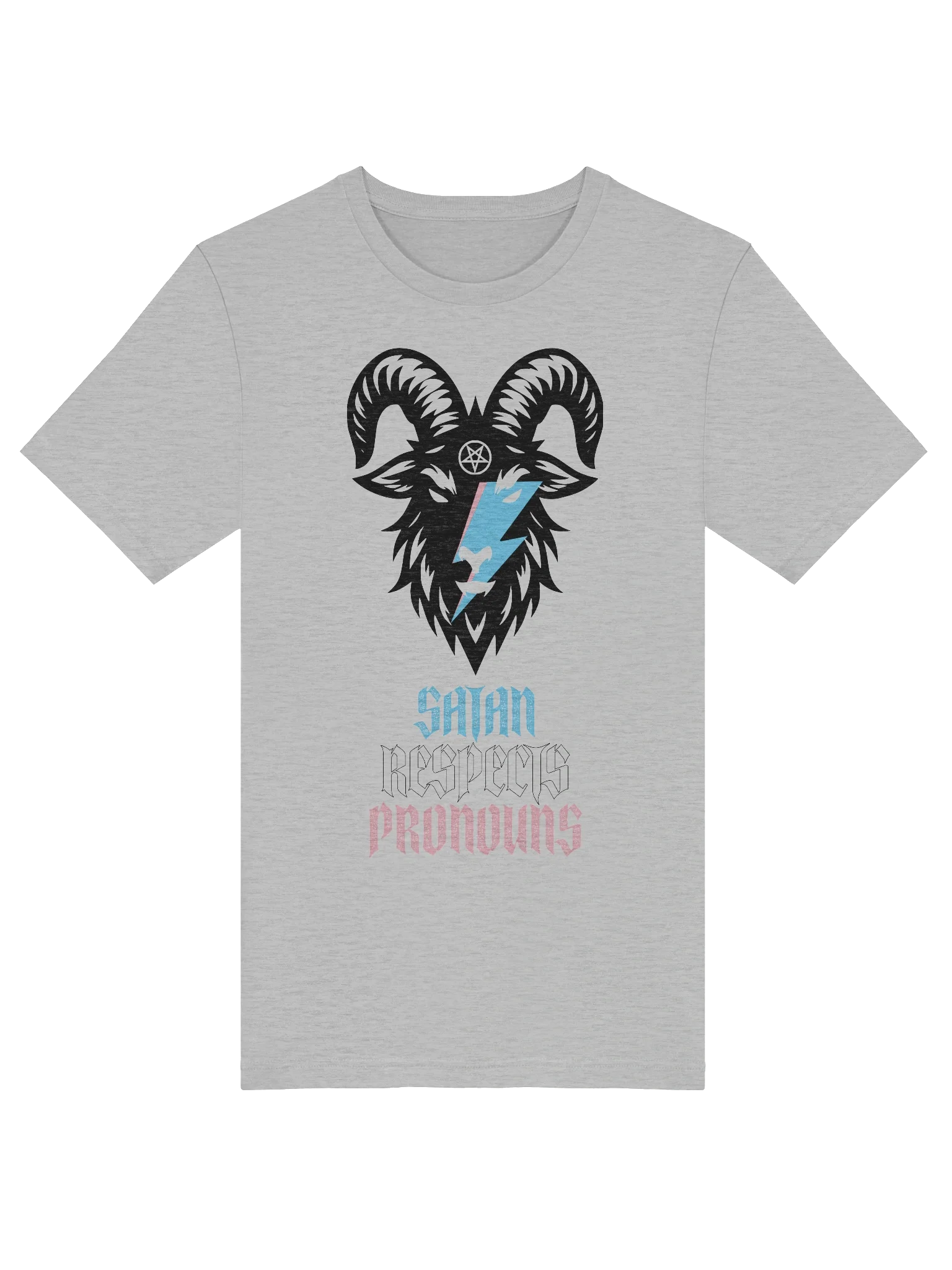 Satan Respects Pronouns Alternate Tee product image (5)