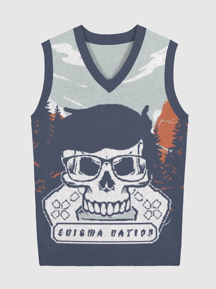 Enigma Nation Knitted V-Neck Vest 31 product image (2)