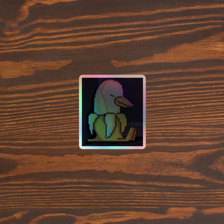 Ducknana Holographic Sticker product image (3)