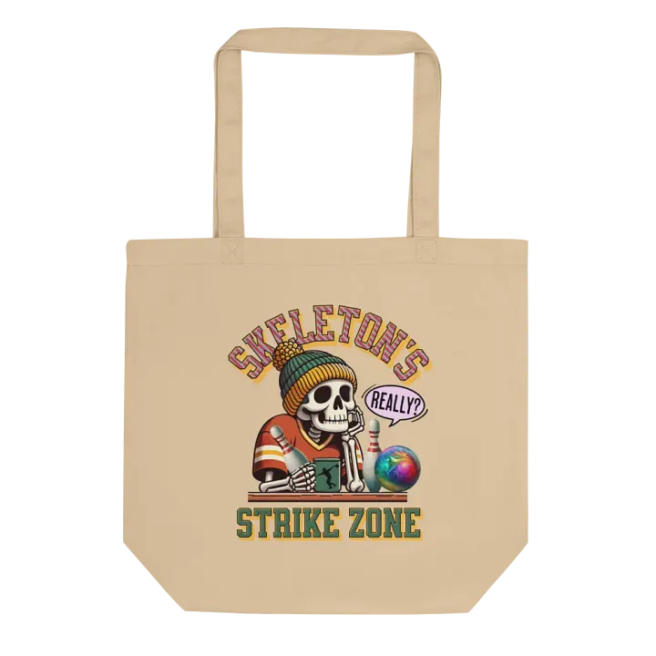 Skeletons Strike Zone Bowling Really Eco Tote Bag product image (1)