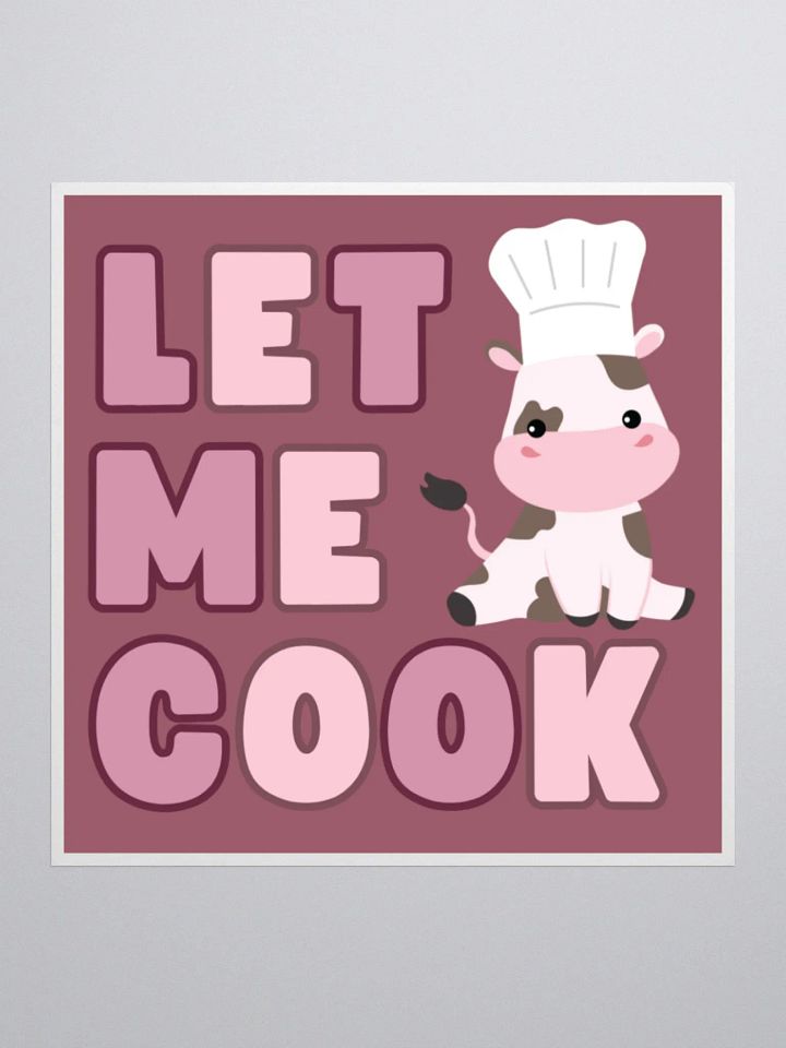 LET ME COOK Sticker product image (1)