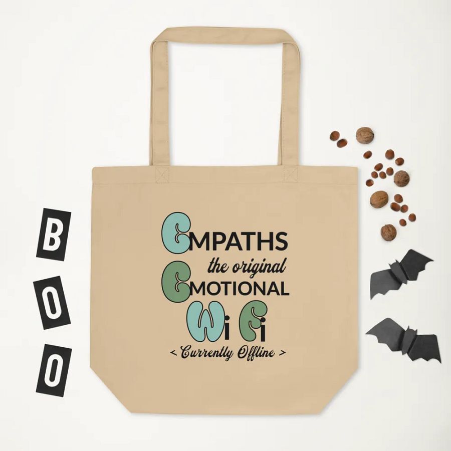 Eco-Chic Empath Tote Bag product image (4)