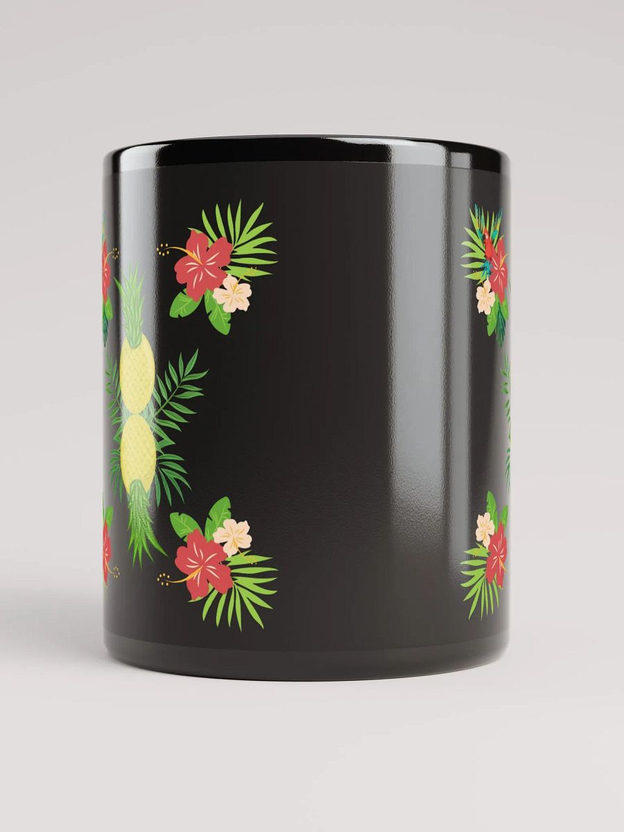 Pineapple Paradise Pattern Design Black Mug product image (9)