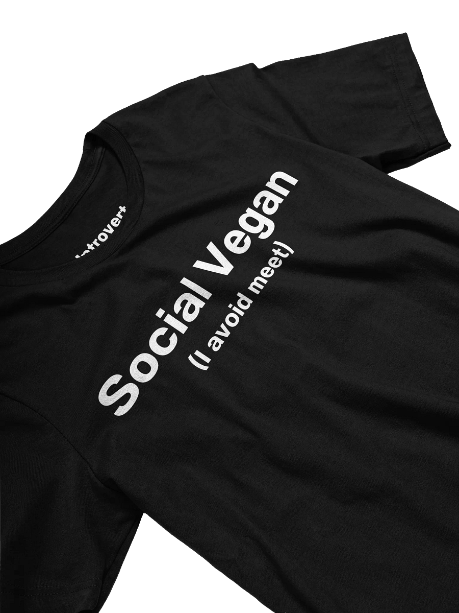 Social Vegan (I avoid meet) Unisex T-Shirt product image (23)
