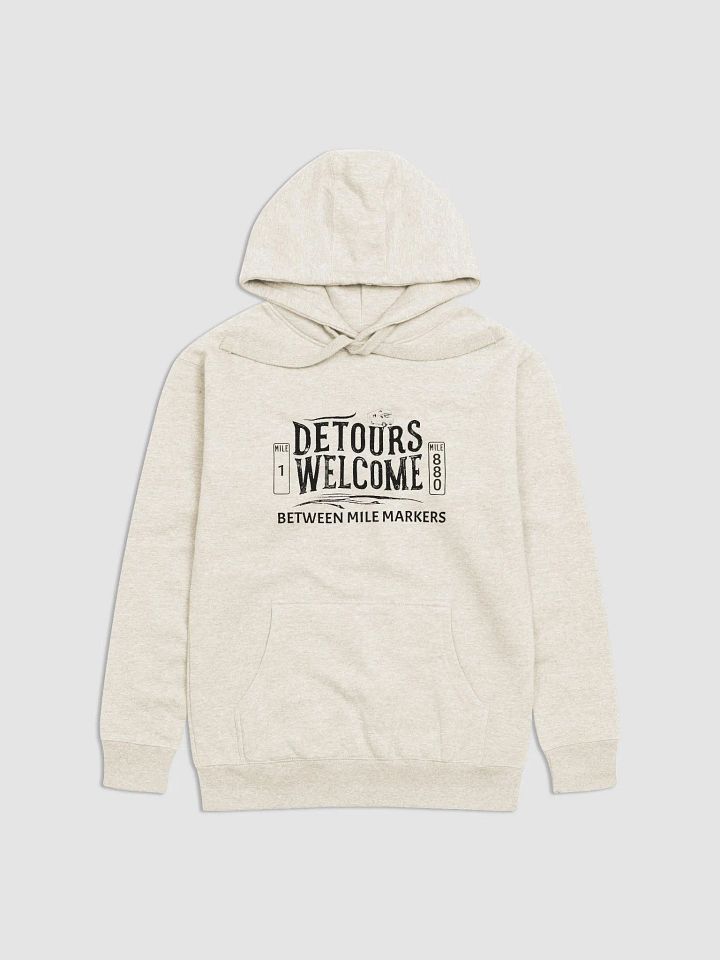 Detours Welcome Hoodie in Black product image (4)